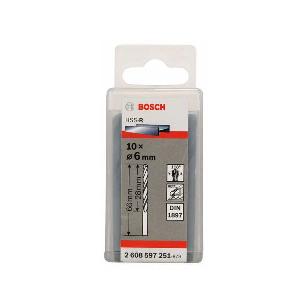 Forets à carrosserie laminés HSS x10 Bosch 2608597251