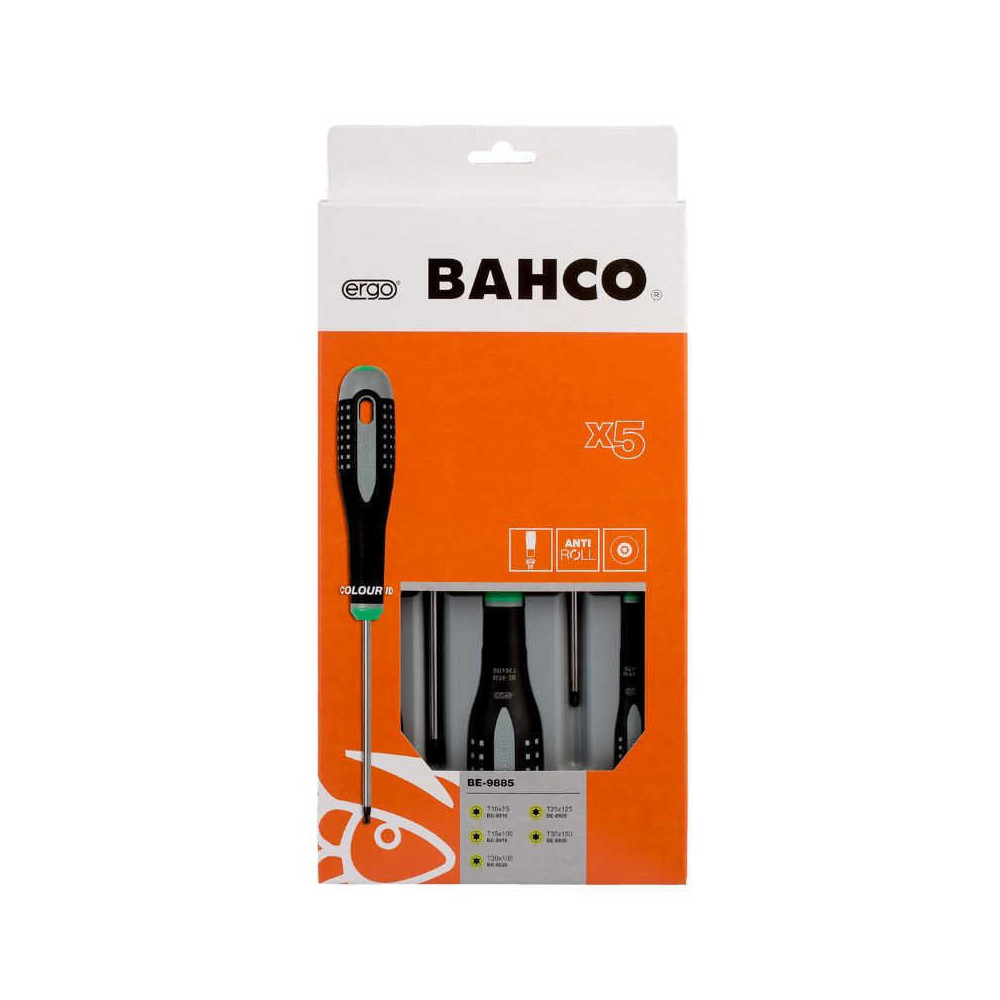 Jeu de 5 tournevis ERGO Bahco BE-9885 | ProForPro