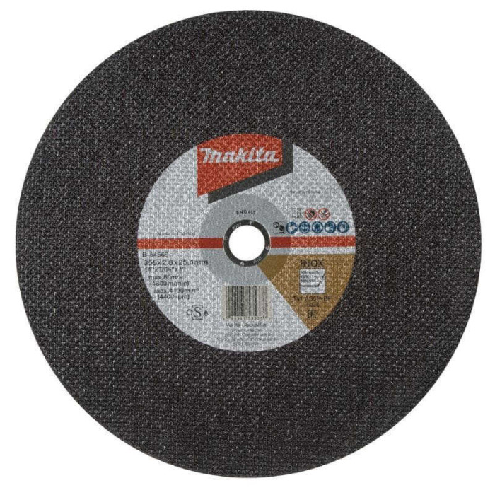 Lot de 5 disques à tronçonner Ø355 mm Makita B-64565-5 métal/acier | ProForPro