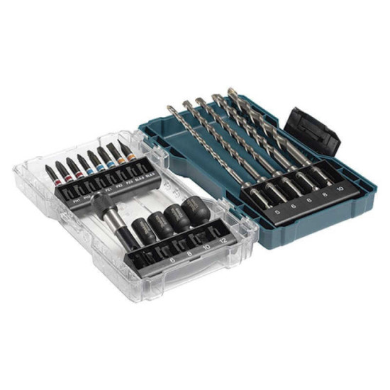 Coffret d'embouts et forets SDS-Plus Makita E-07026 (18 pièces) | ProForPro