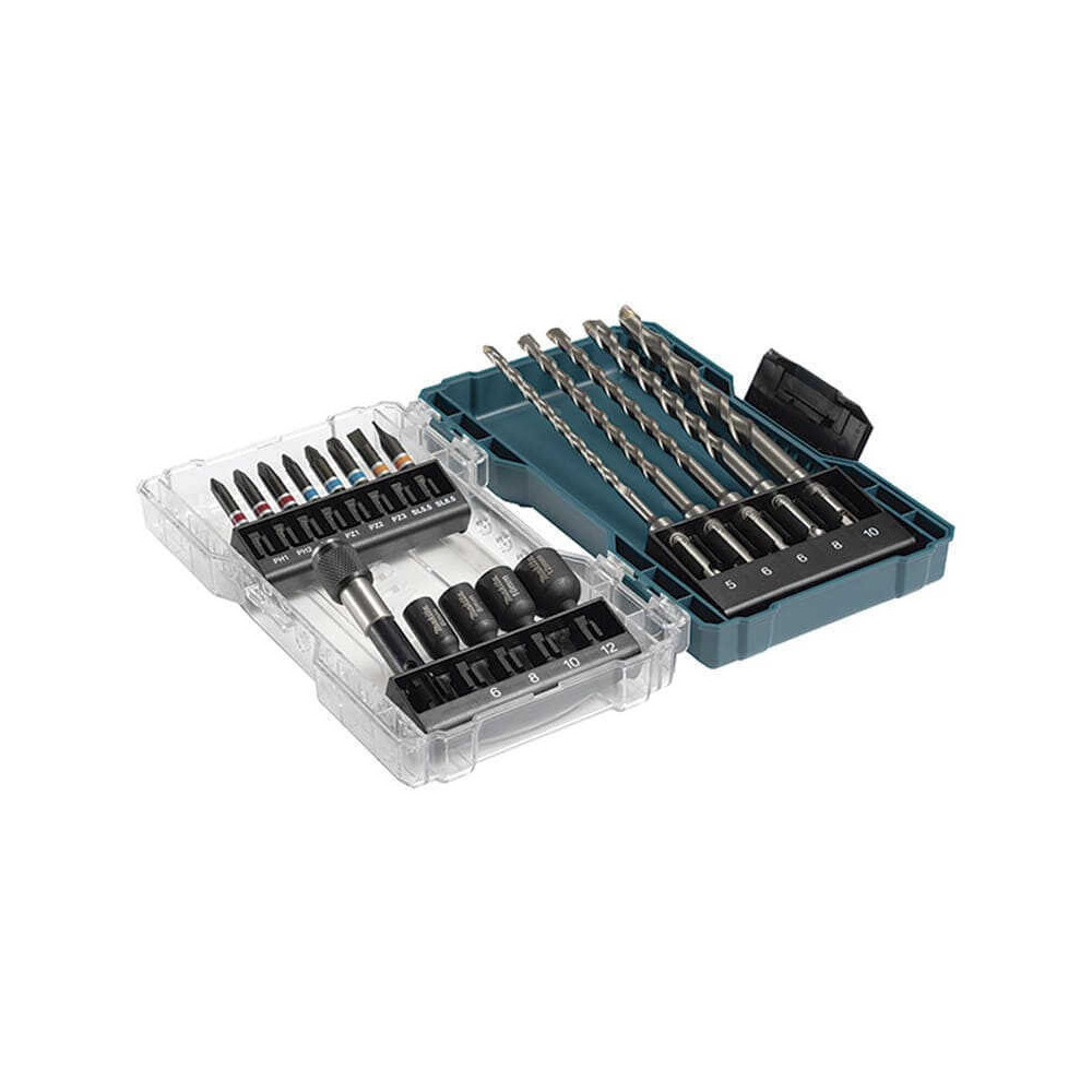 Coffret d'embouts et forets SDS-Plus Makita E-07026 (18 pièces) | ProForPro