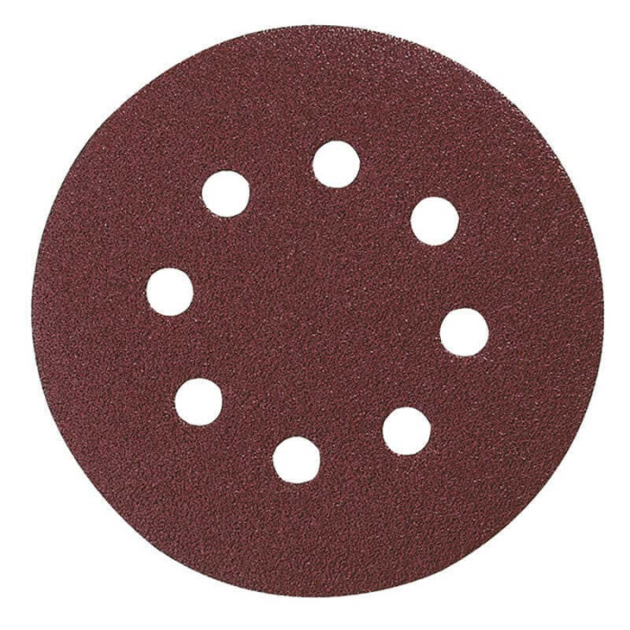 Disques abrasifs Ø125 mm Red Velcro grain 80 Makita P-43555 bois/métal (10 pcs) | ProForPro