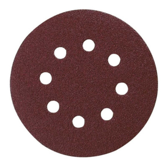 Disques abrasifs Ø125 mm Red Velcro grain 120 Makita P-43577 bois/métal (10 pcs) | ProForPro
