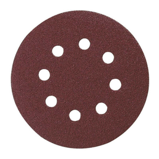 Disques abrasifs Ø125 mm Red Velcro grain 180 Makita P-43583 bois/métal (10 pcs) | ProForPro