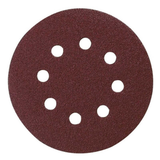 Disques abrasifs Ø125 mm Red Velcro grain 240 Makita P-43599 bois/métal (10 pcs) | ProForPro