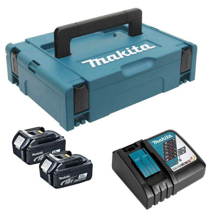 Pack énergie 2x3,0 Ah 18V LXT + chargeur simple Makita 197952-5 | ProForPro