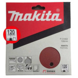 Disques abrasifs Ø150 mm auto-agrippants grain 120 Makita P-31952 8+1 trous (10 pcs) | ProForPro