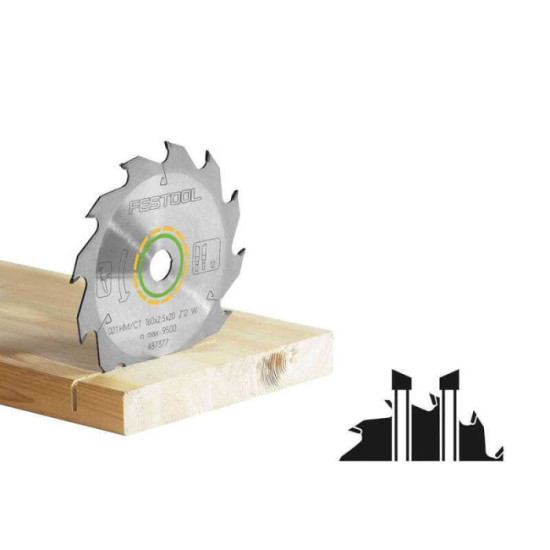 Lame de scie circulaire bois HW Wood Standard Festool 768129 | ProForPro