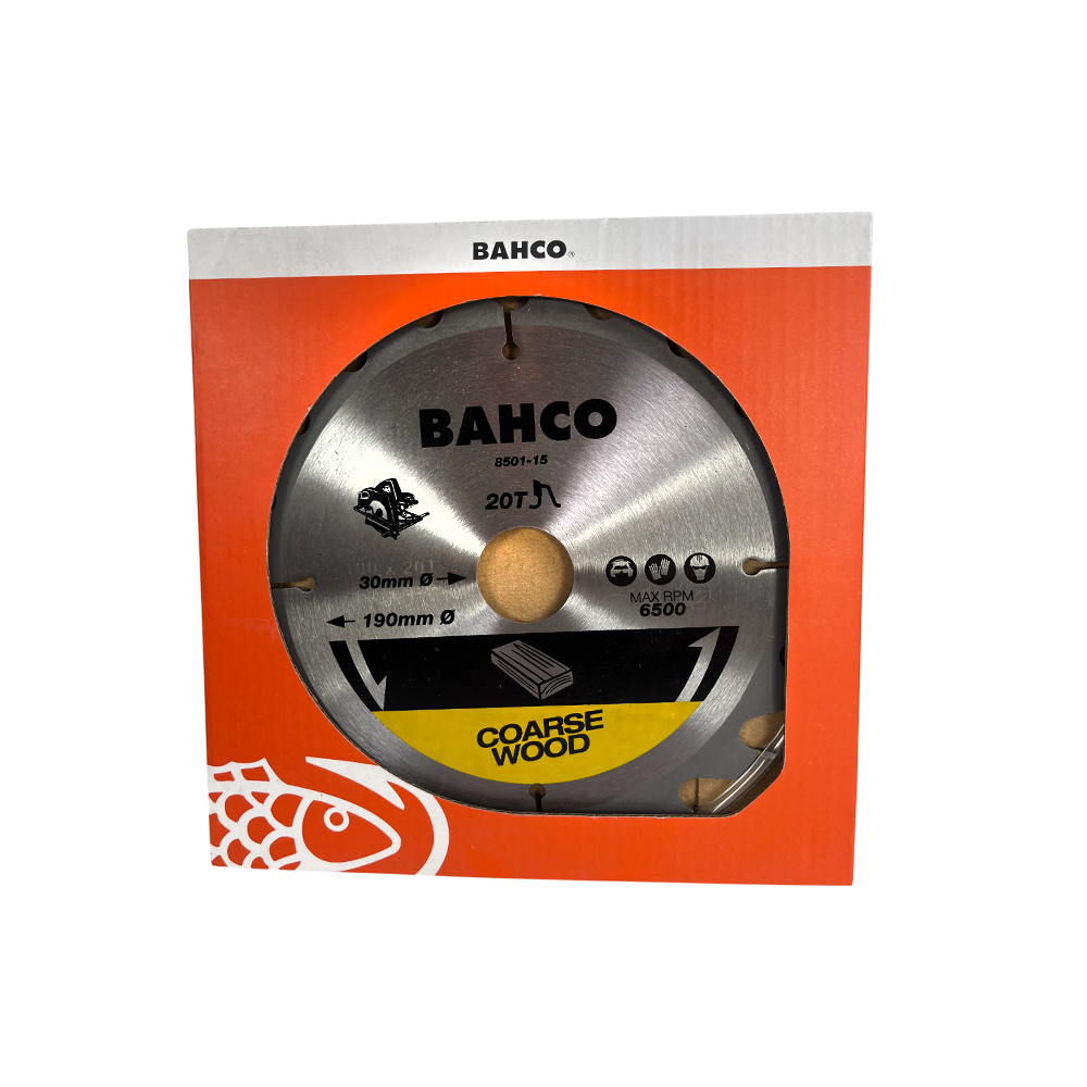 Lame scie circulaire bois Ø190 mm 20 dents Bahco 8501-15 | ProForPro