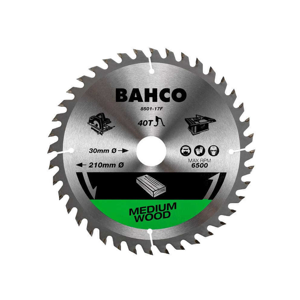 Lame scie circulaire bois Ø235 mm 30 dents Bahco 8501-23 | ProForPro