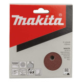 Disques abrasifs Ø125 mm Red Velcro grain 60 Makita P-43549 bois/métal (10 pcs) | ProForPro