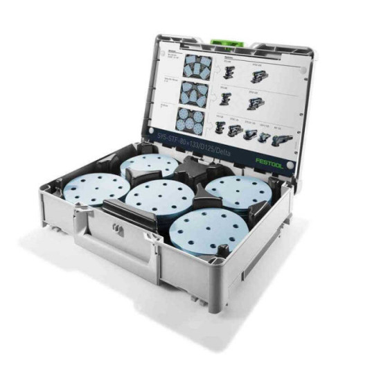 Coffret Systainer³ abrasifs SYS-STF 80x133/D125/Delta Festool 576781 | ProForPro