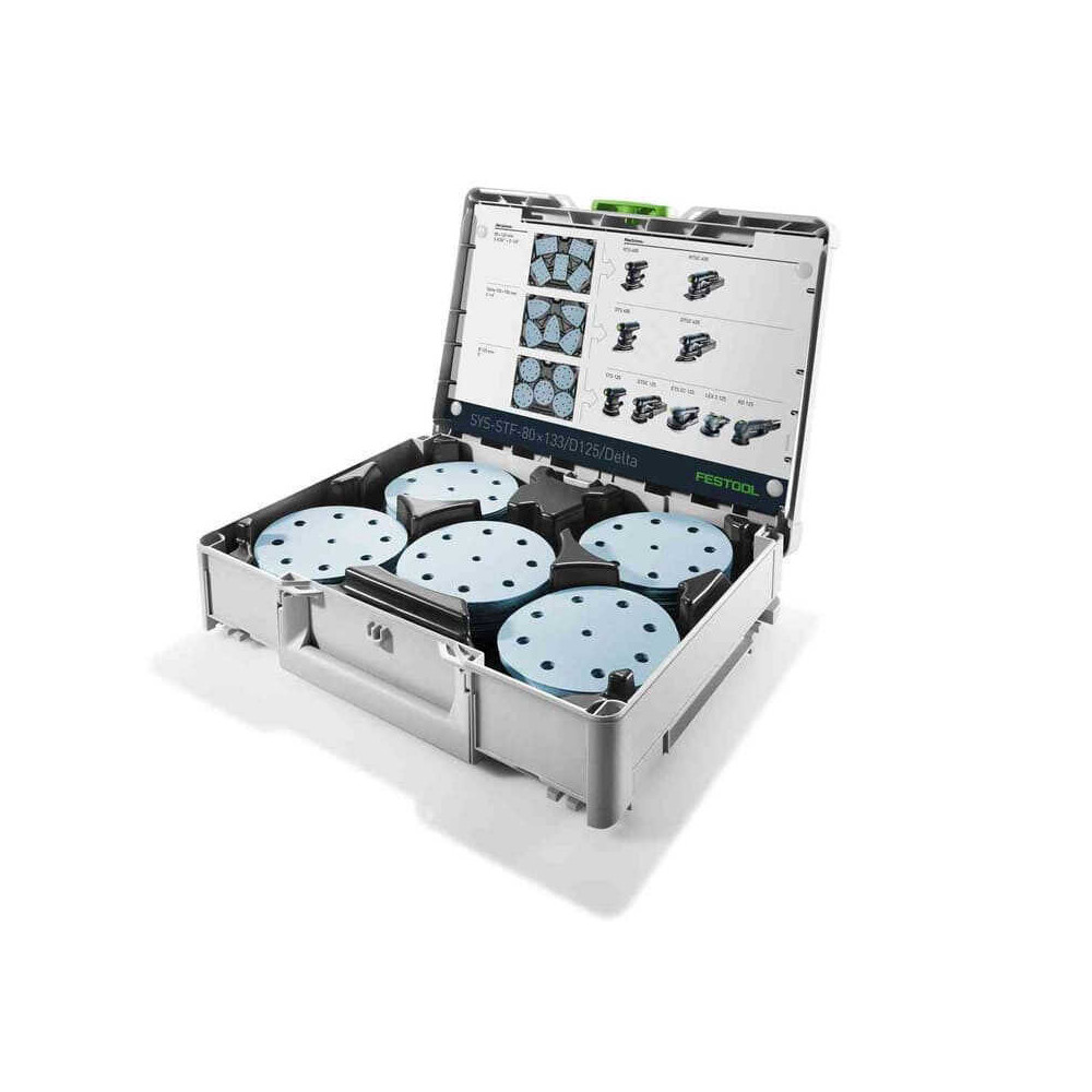 Coffret Systainer³ abrasifs SYS-STF 80x133/D125/Delta Festool 576781 | ProForPro