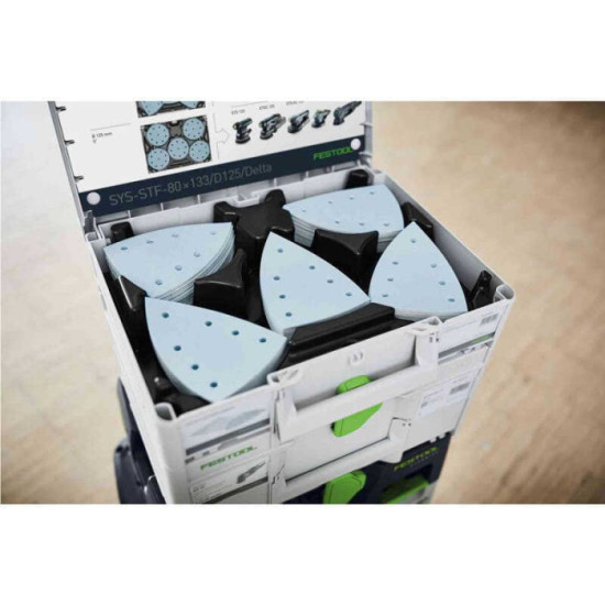Coffret Systainer³ abrasifs SYS-STF 80x133/D125/Delta Festool 576781 | ProForPro