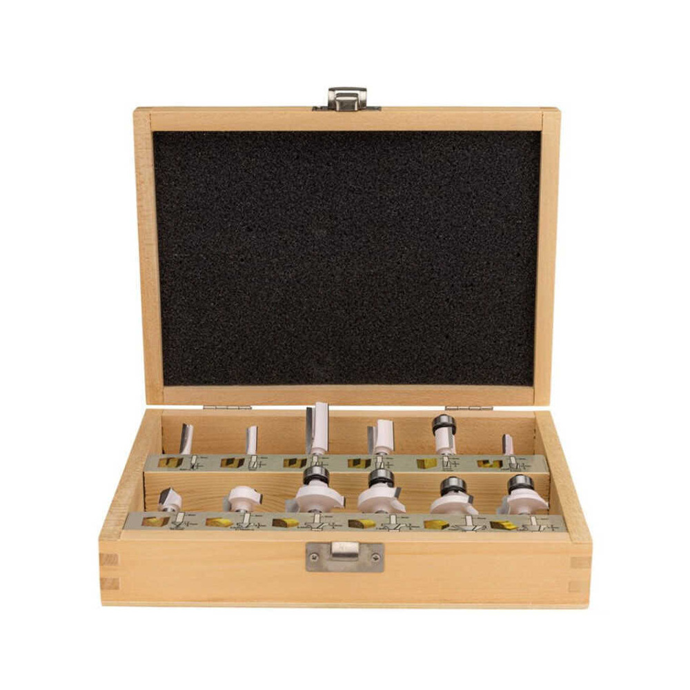 Coffret de 12 fraises à bois queue de 6 mm Makita D-57065 | ProForPro