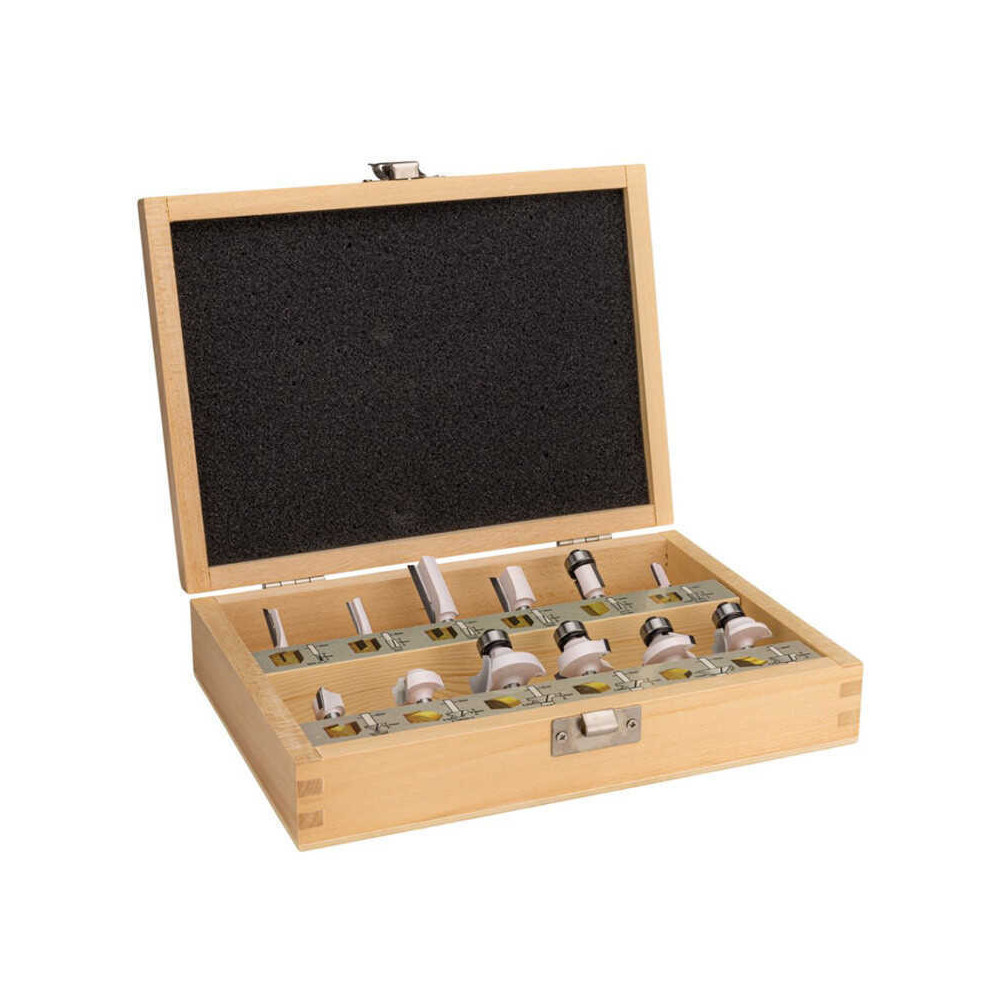 Coffret de 12 fraises à bois queue de 6 mm Makita D-57065 | ProForPro
