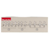 Coffret de 12 fraises à bois queue de 6 mm Makita D-57065 | ProForPro