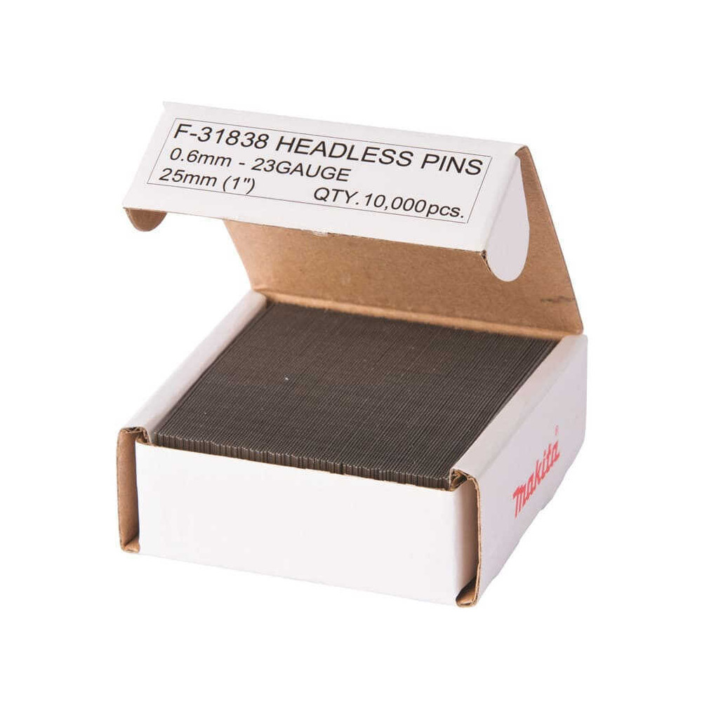 Clous finettes 23 Ga 25 mm galvanisés 10 000 pcs Makita F-31838 | ProForPro