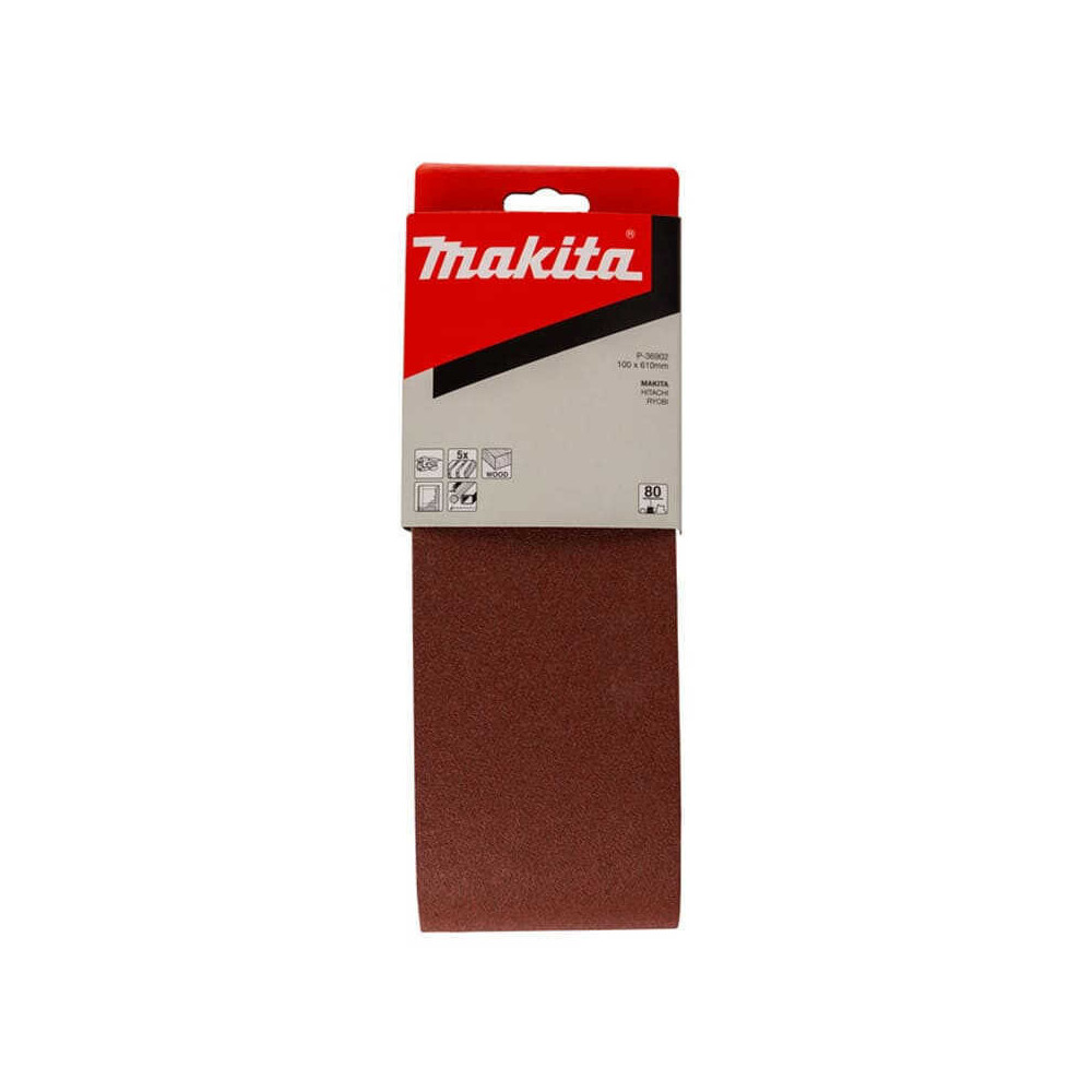 Bandes abrasives Makita P-36918 100 x 610 mm grain 100 | ProForPro
