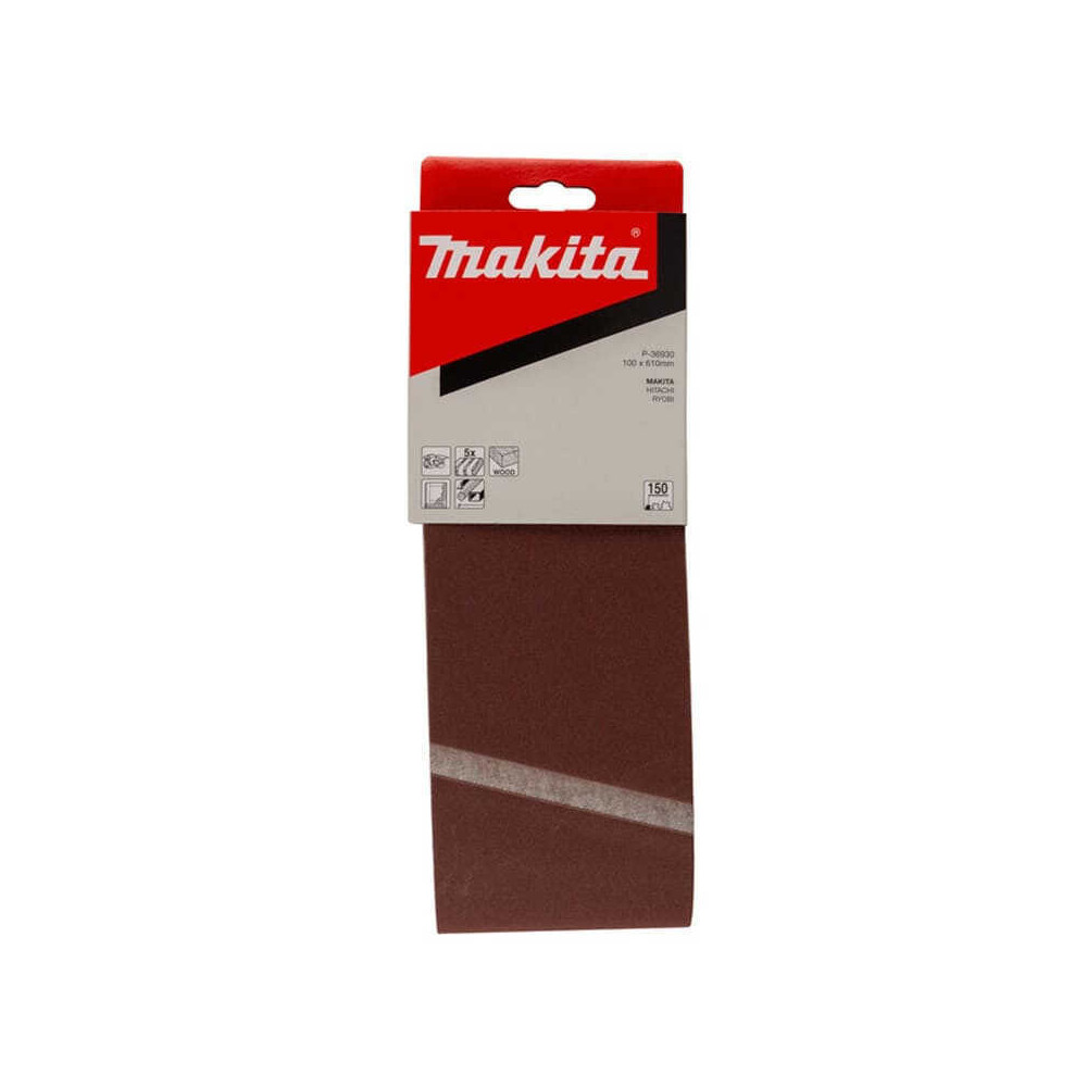 Bandes abrasives Makita P-36930 100 x 610 mm grain 150 | ProForPro