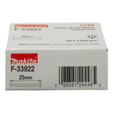 Clous Brads 16 Ga galvanisés Makita F-33922 (2000 pcs) | ProForPro