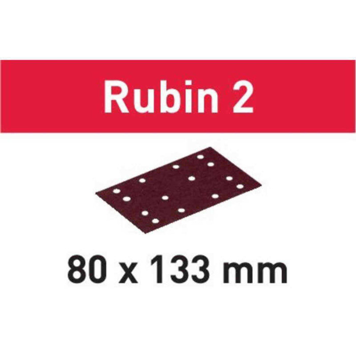 Abrasifs Rubin 2 STF 80x133 P180 Festool 499060 (10 pcs) | ProForPro