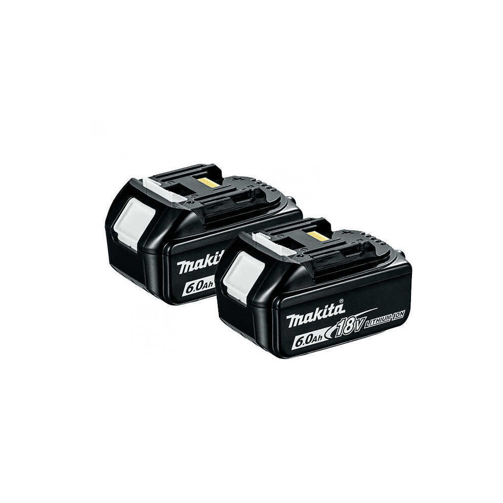 Pack 2 batteries Makita 197293-4 BL1860B 18V 6 Ah | ProForPro