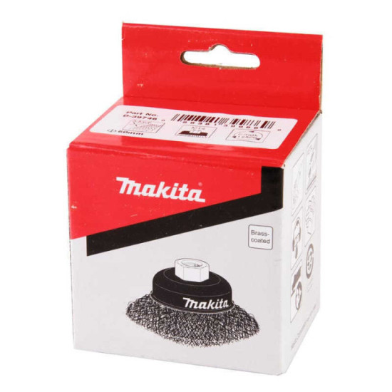 Brosse boisseau Makita D-39746 fils laitonnés Ø75 mm | ProForPro