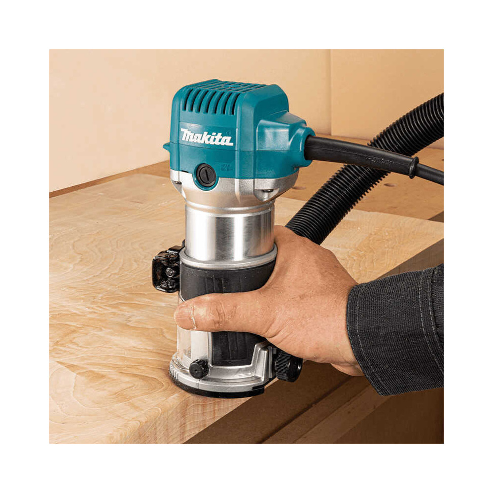 Affleureuse-défonceuse 710 W Makita RT0702C pinces 8 et 6 mm | ProForPro