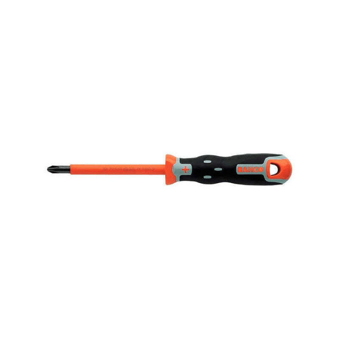 Tournevis isolé VDE cruciforme PH2 x 175 mm Bahco 034.002.175 | ProForPro