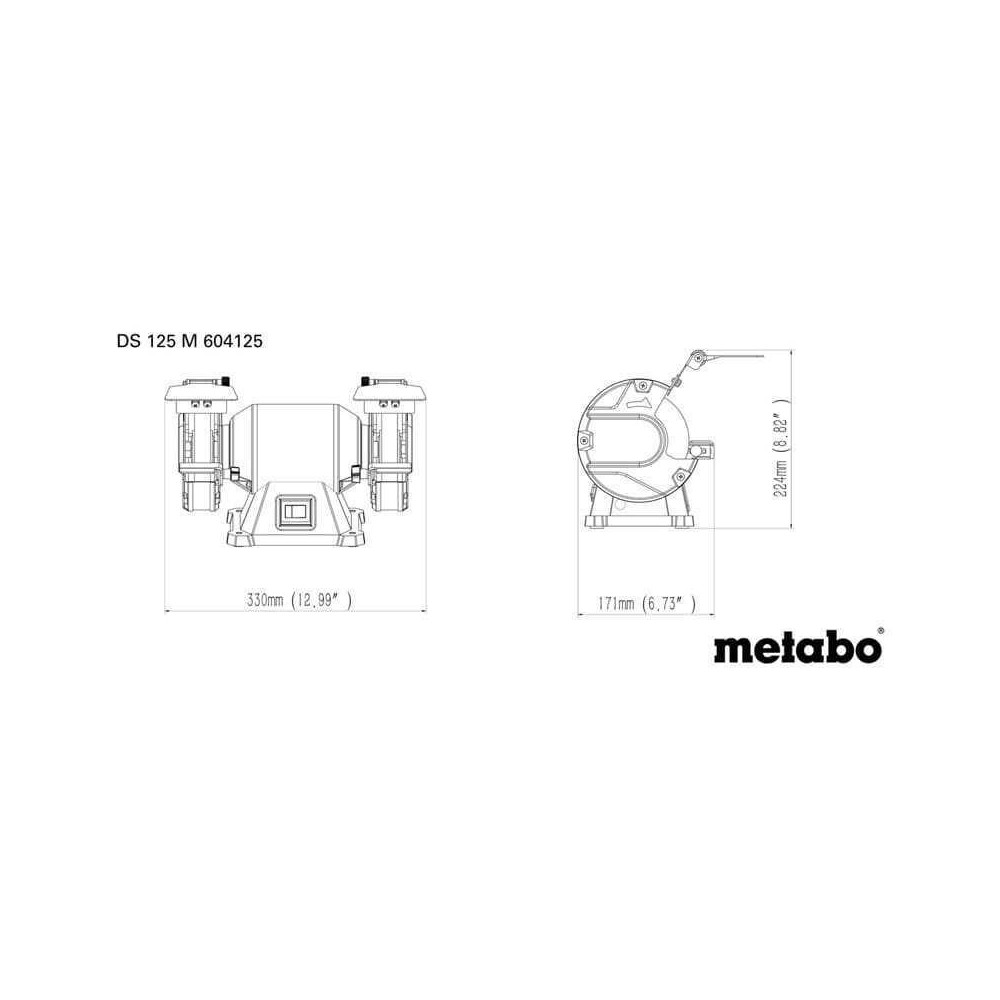 Metabo DS 125 Touret à meuler 200W Ø125 | ProForPro