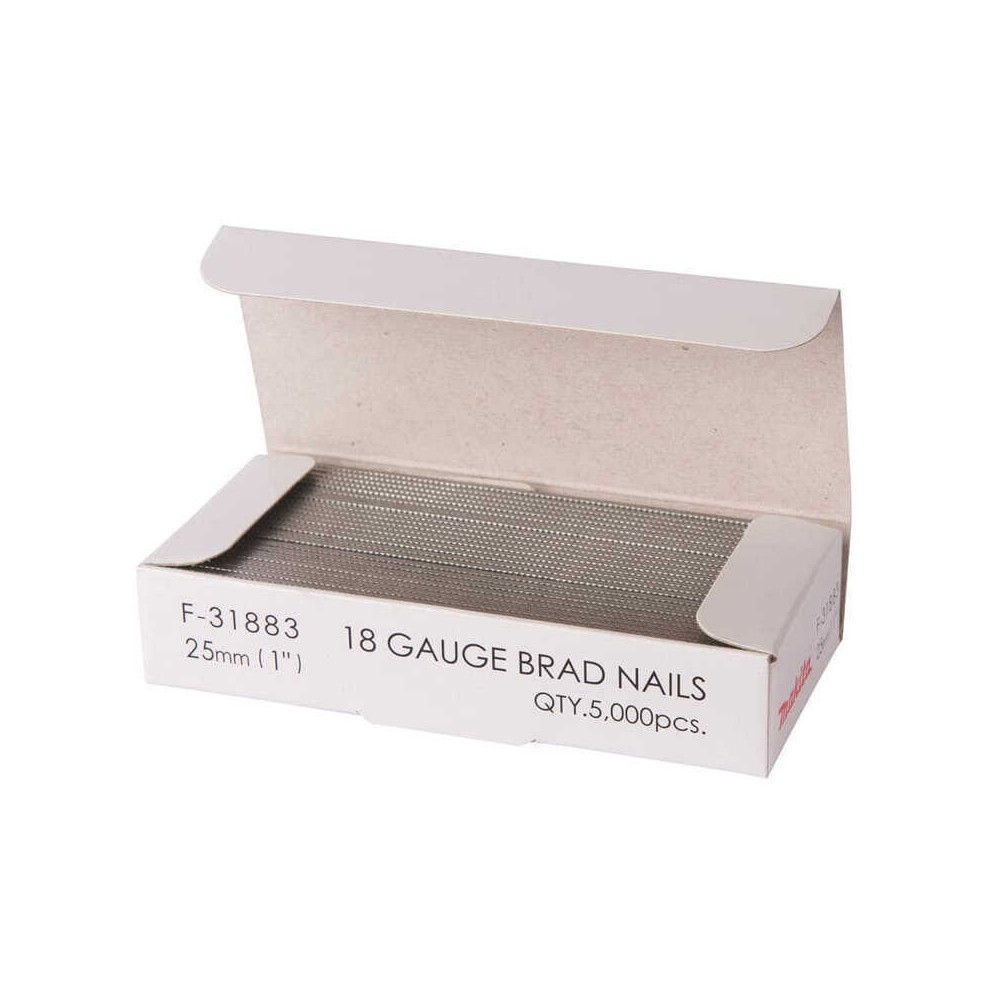Clous mini-brads 18 Ga 25 mm galvanisés 5000 pcs Makita F-31883 | ProForPro