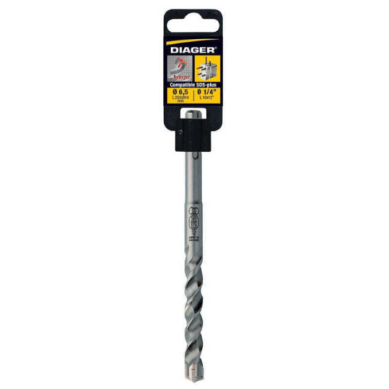 Foret béton SDS-plus 3 taillants Ø16 mm L610 mm Diager | ProForPro
