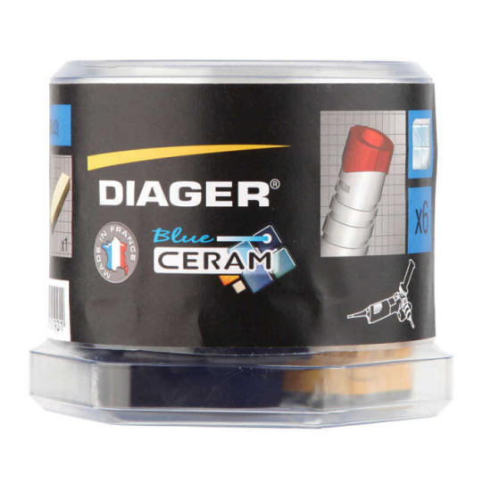 Lot de 4 forets céramique Blue Ceram + mandrin Diager 426C