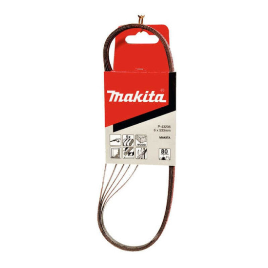Bandes abrasives 6x533 mm grain 40 x5 Makita P-43181 | ProForPro