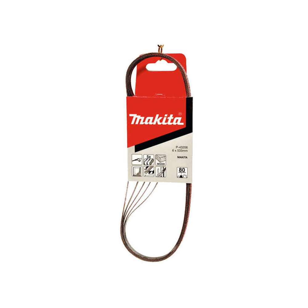 Bandes abrasives 6x533 mm grain 40 x5 Makita P-43181 | ProForPro