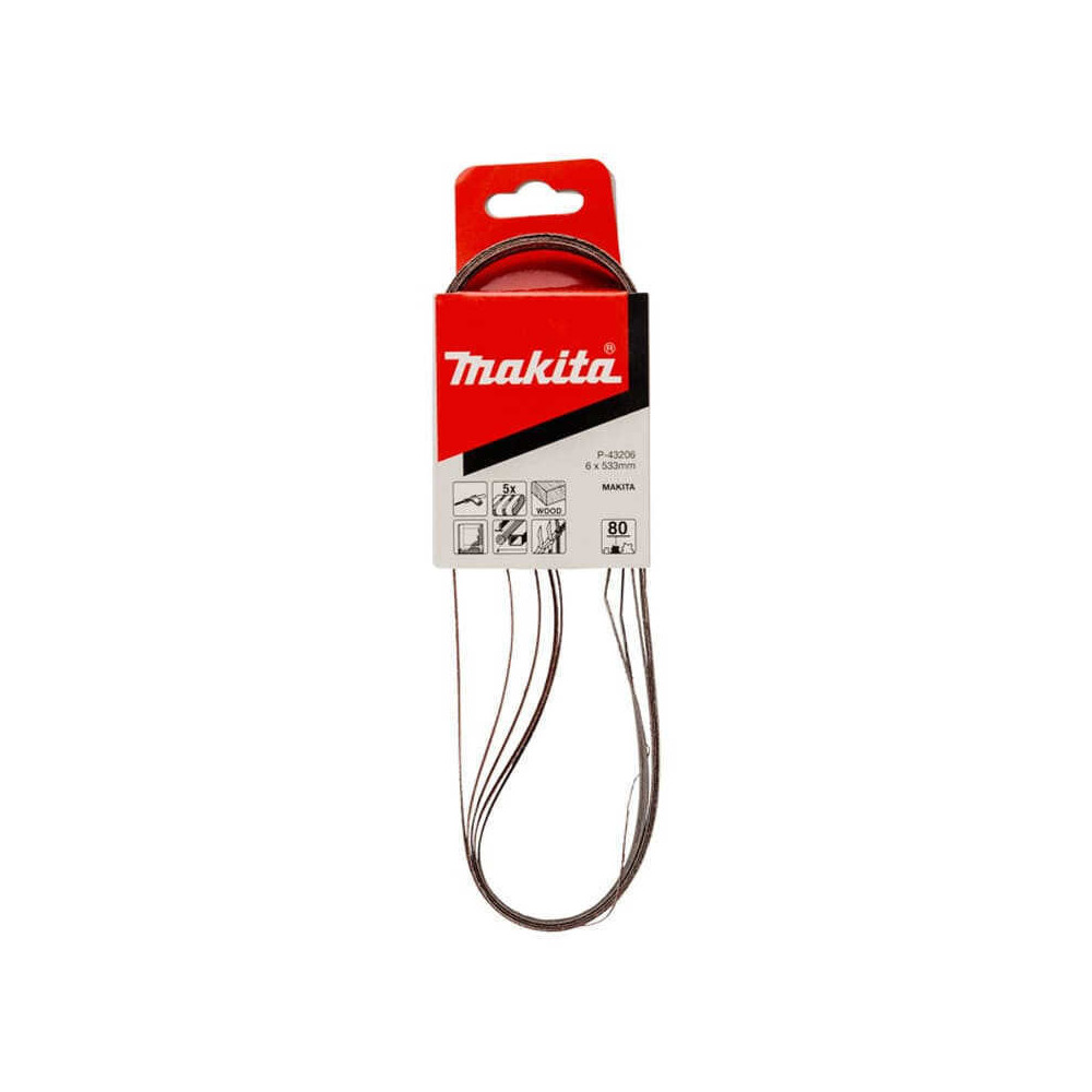 Bandes abrasives Makita P-43206 6 x 533 mm grain 80 | ProForPro