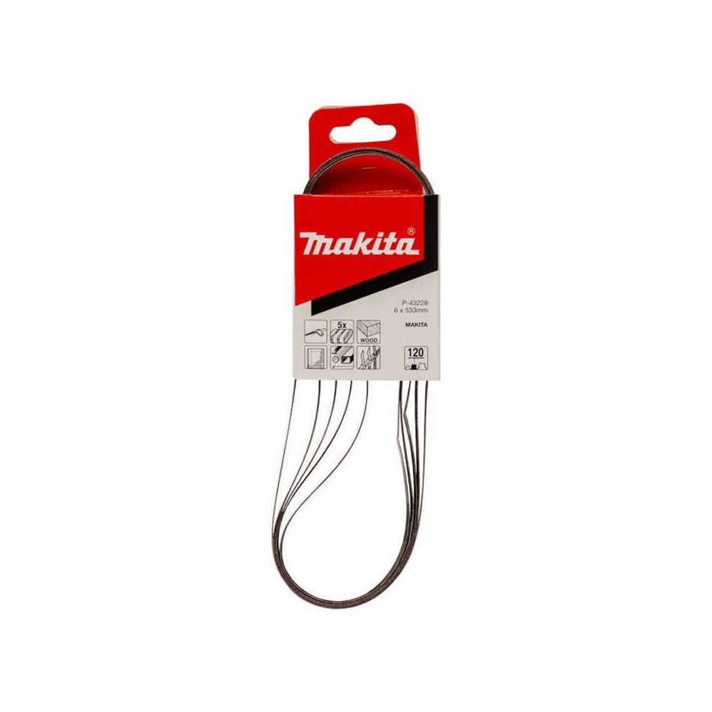 Bandes abrasives Makita P-43228 6 x 533 mm grain 120 | ProForPro