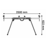 Bosch GTA 2500 W — Établi / support universel pour scie à onglets | ProForPro