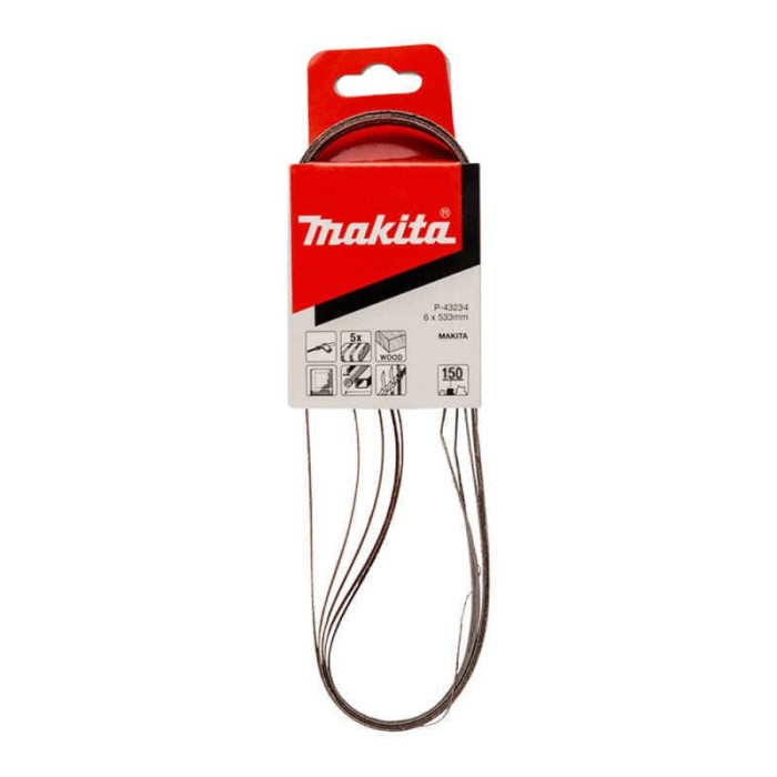 Bandes abrasives Makita P-43234 6 x 533 mm grain 150 | ProForPro
