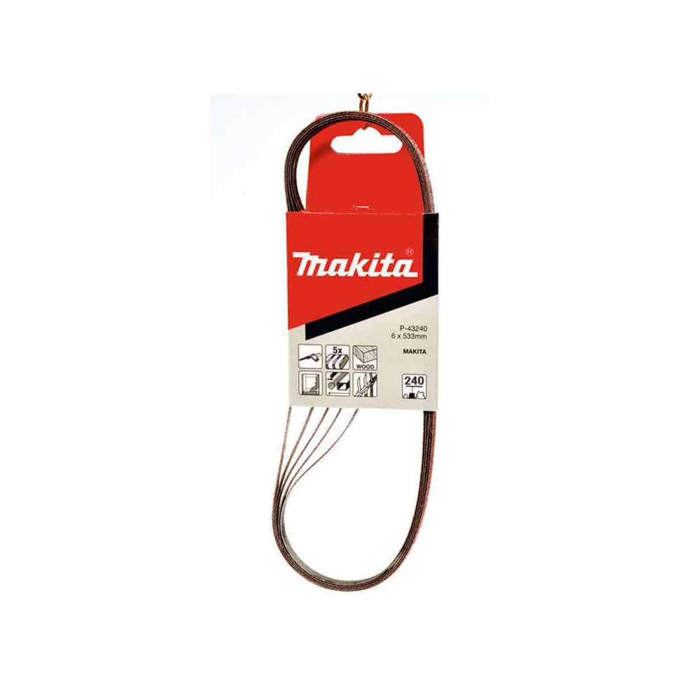 Bandes abrasives Makita P-43240 6 x 533 mm grain 240 | ProForPro