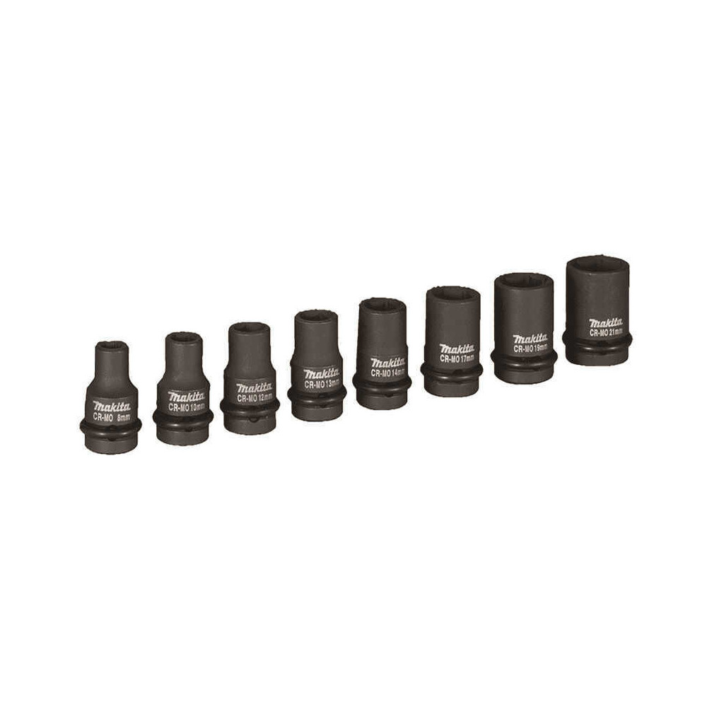 Coffret de 9 douilles 1/2" Makita B-66232 pour boulonneuses à chocs | ProForPro