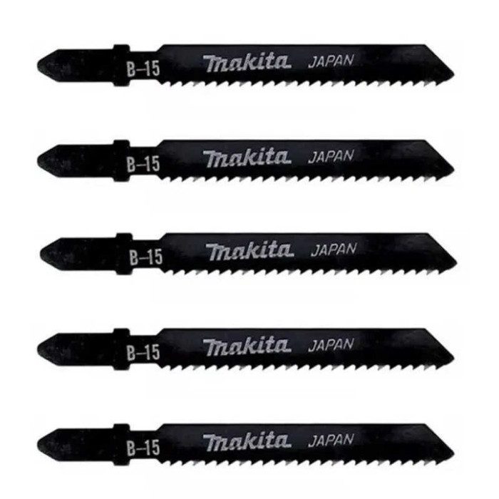 Lot de 5 lames de scie sauteuse bois, contreplaqué et PVC Makita A-85678 | ProForPro