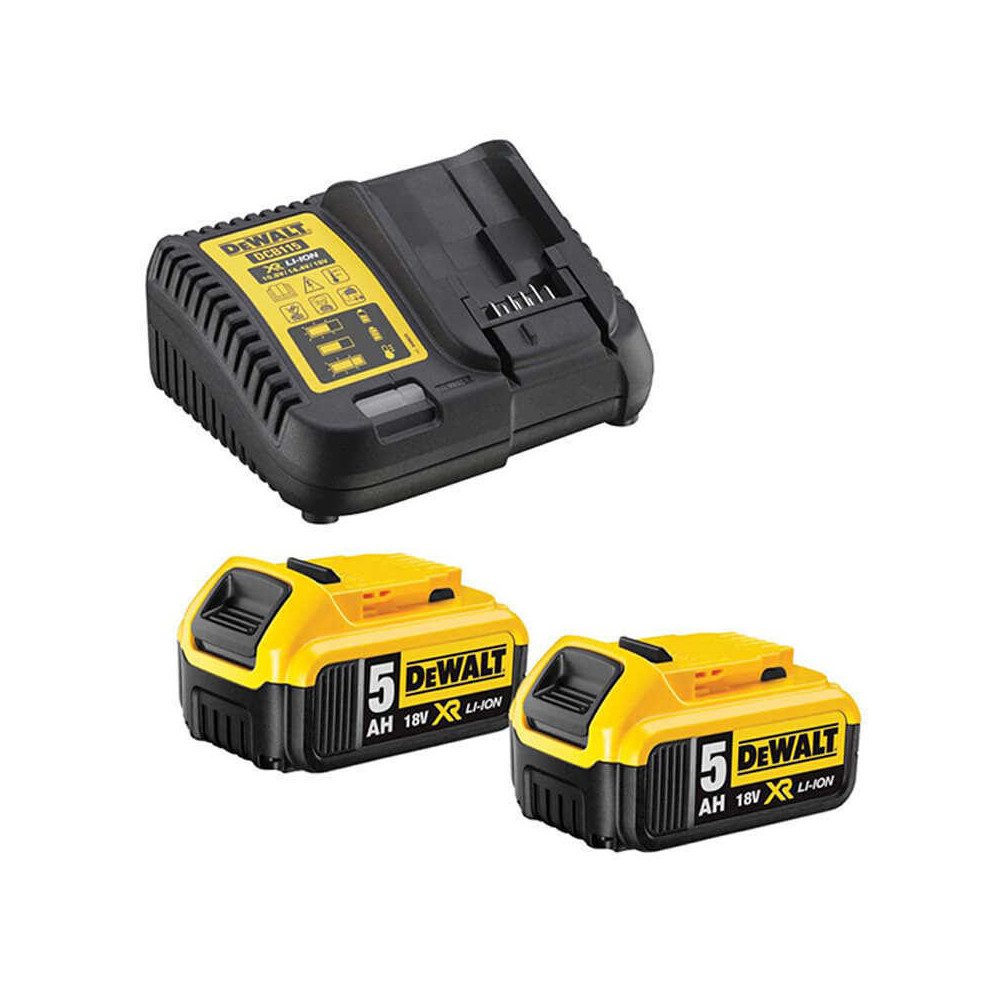 Starter-Kit énergie 18V XR DeWalt DCB184X2 + DCB115 2×5,0Ah | ProForPro