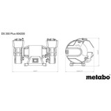 Metabo DS 200 PLUS Touret à meuler 450W Ø200 | ProForPro