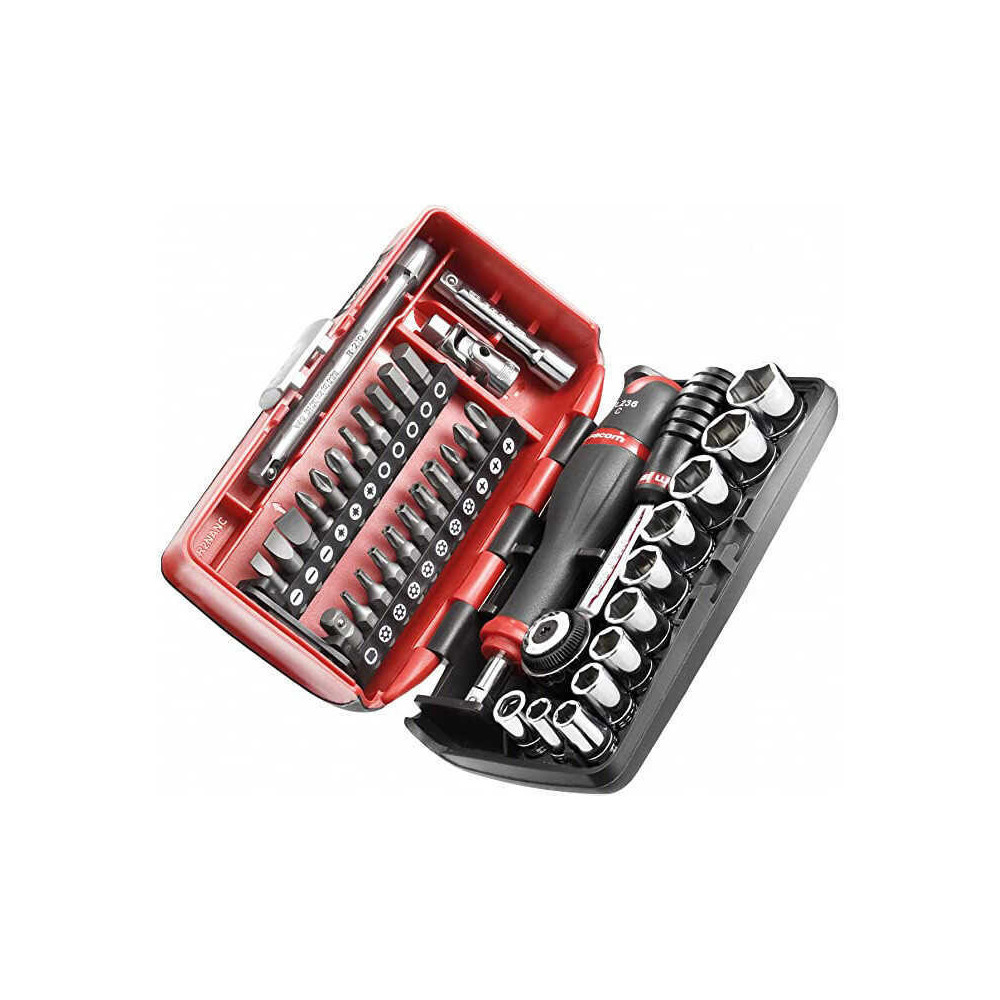 Coffret douilles 1/4" + set de vissage 38 pièces Facom R2NANO | ProForPro