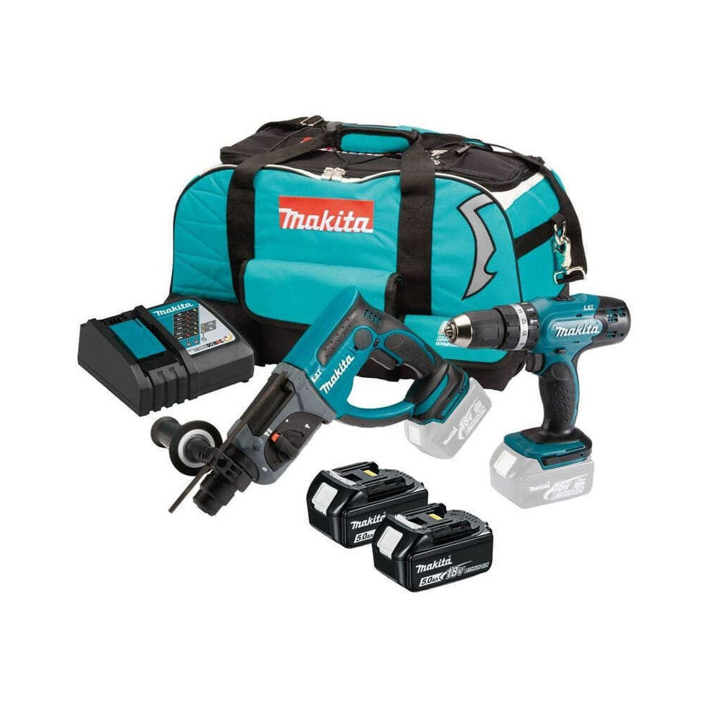 Combo 2 machines 18V LXT Makita DLX2025T 2x5,0 Ah | ProForPro