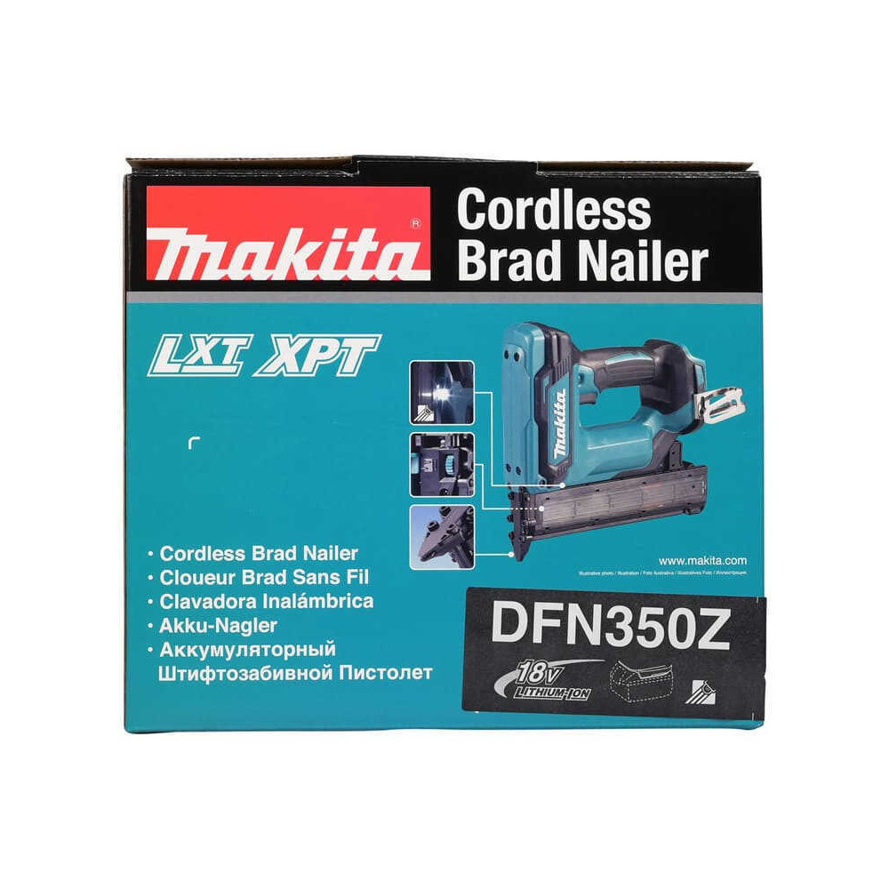 Cloueur de finition 18V LXT 18 Ga DFN350 Makita | ProForPro