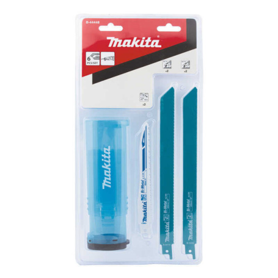 Pack de 6 lames de scie sabre 228 mm pour métal Makita B-44448 | ProForPro