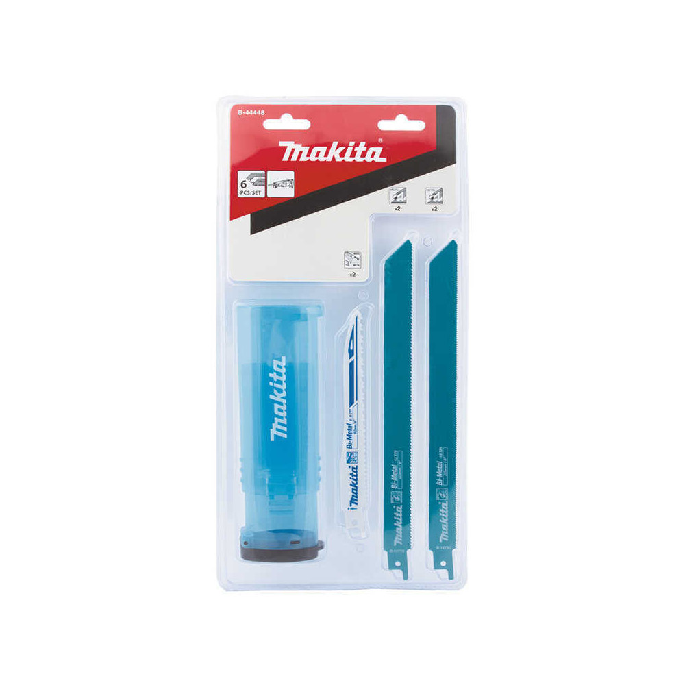 Pack de 6 lames de scie sabre 228 mm pour métal Makita B-44448 | ProForPro